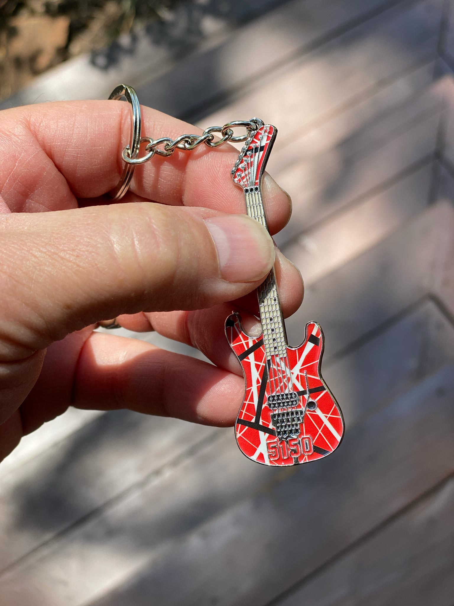 5150 Guitar Keychain