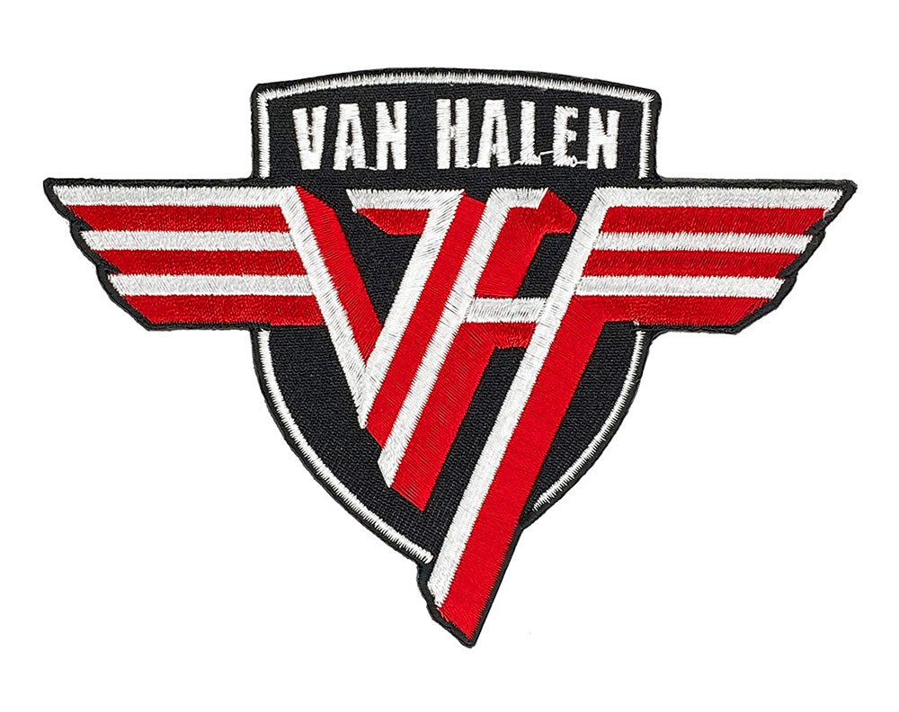 Van Halen 9-Inch Shield Embroidered Iron-On Patch