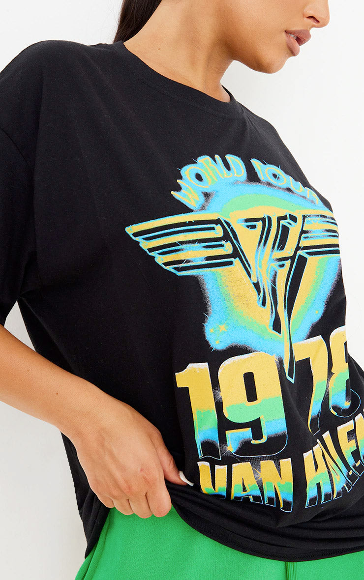 Black 1978 World Tour Tee