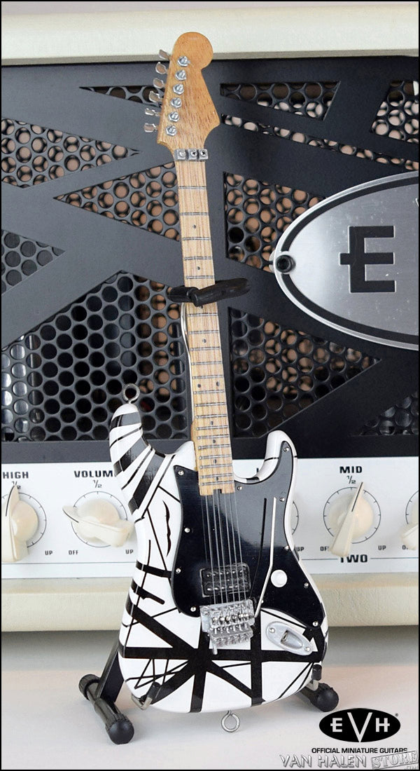 EVH Black and White Mini Guitar