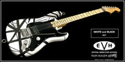 EVH Black and White Mini Guitar