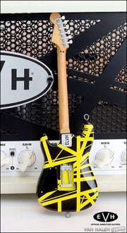EVH Black and Yellow Mini Guitar