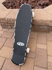 EVH White & Black Stripes Skateboard