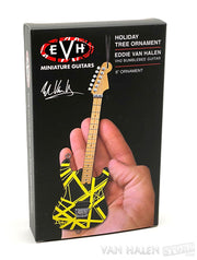 EVH Black & Yellow Guitar Ornament