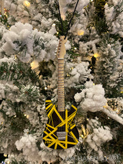 EVH Black & Yellow Guitar Ornament