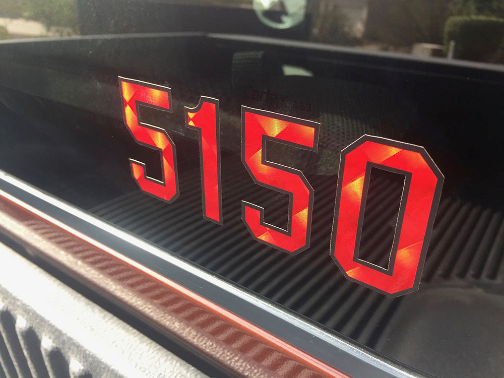 5150 Guitar Decal Set
