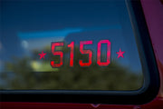 5150 Guitar Decal Set