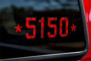 5150 Guitar Decal Set