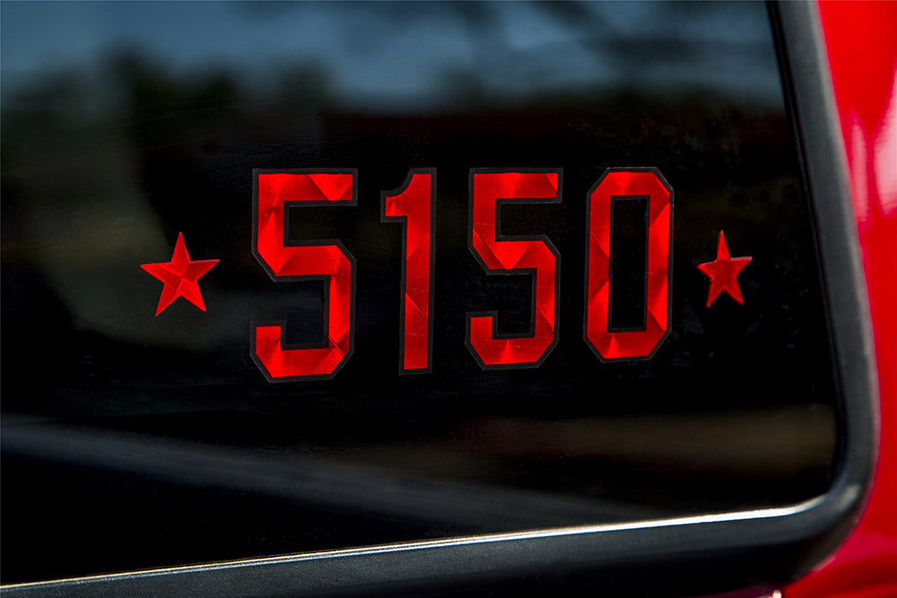 5150 Guitar Decal Set