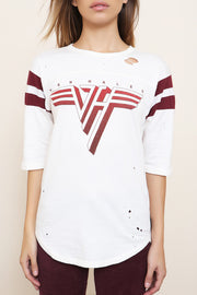 Women's Vintage Football Tee