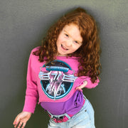 Girl's Pink Van Halen Tee