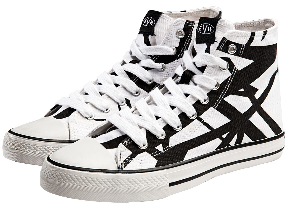 Evh White High Top Sneakers: Van Halen Store