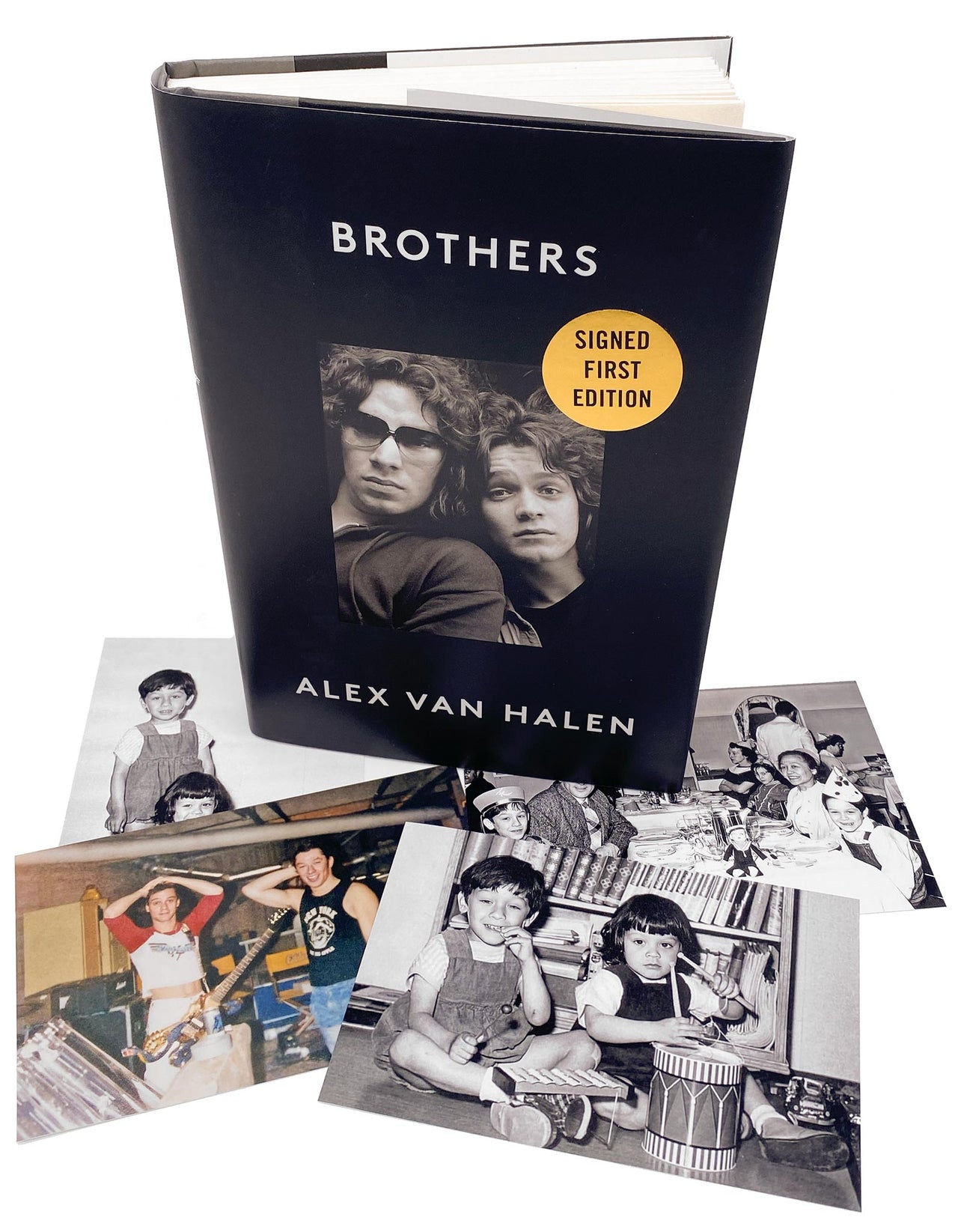 Alex Van Halen 'Brothers' SIGNED First Edition, First Printing + Exclusive Prints