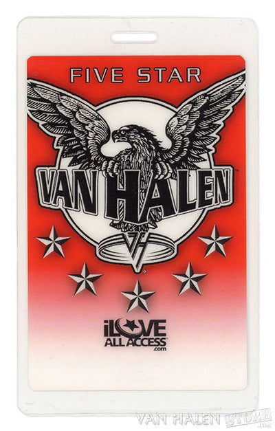 Five-Star Laminated Backstage Pass