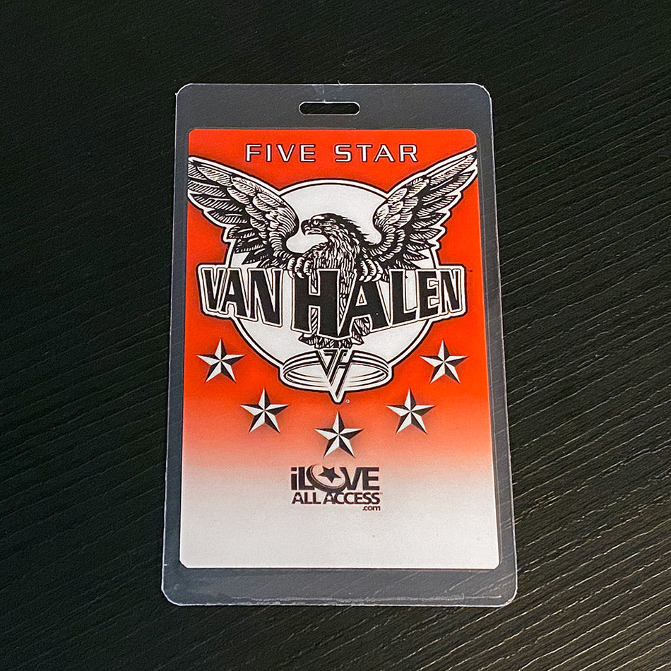 Five-Star Laminated Backstage Pass