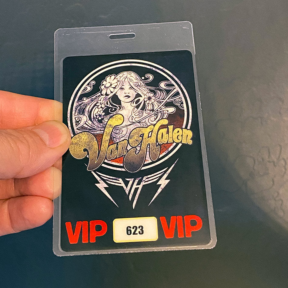 Beautiful Girl Laminated Backstage Pass w/ Red Foil