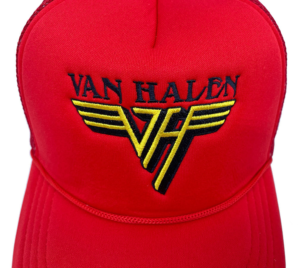 Van Halen Red Logo Trucker Hat