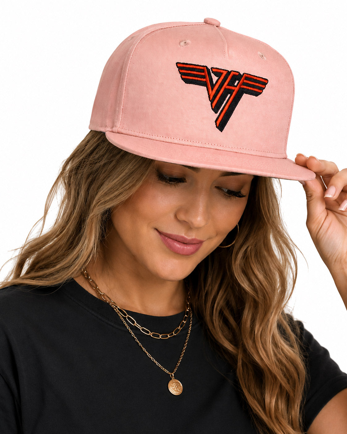 Women's Van Halen Logo Pink Cap