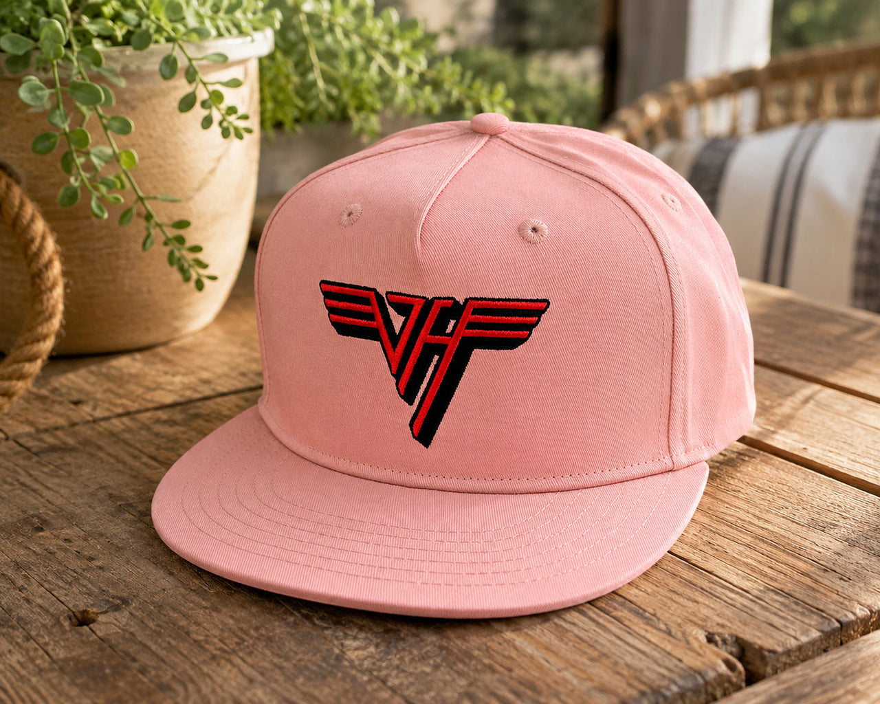 Women's Van Halen Logo Pink Cap