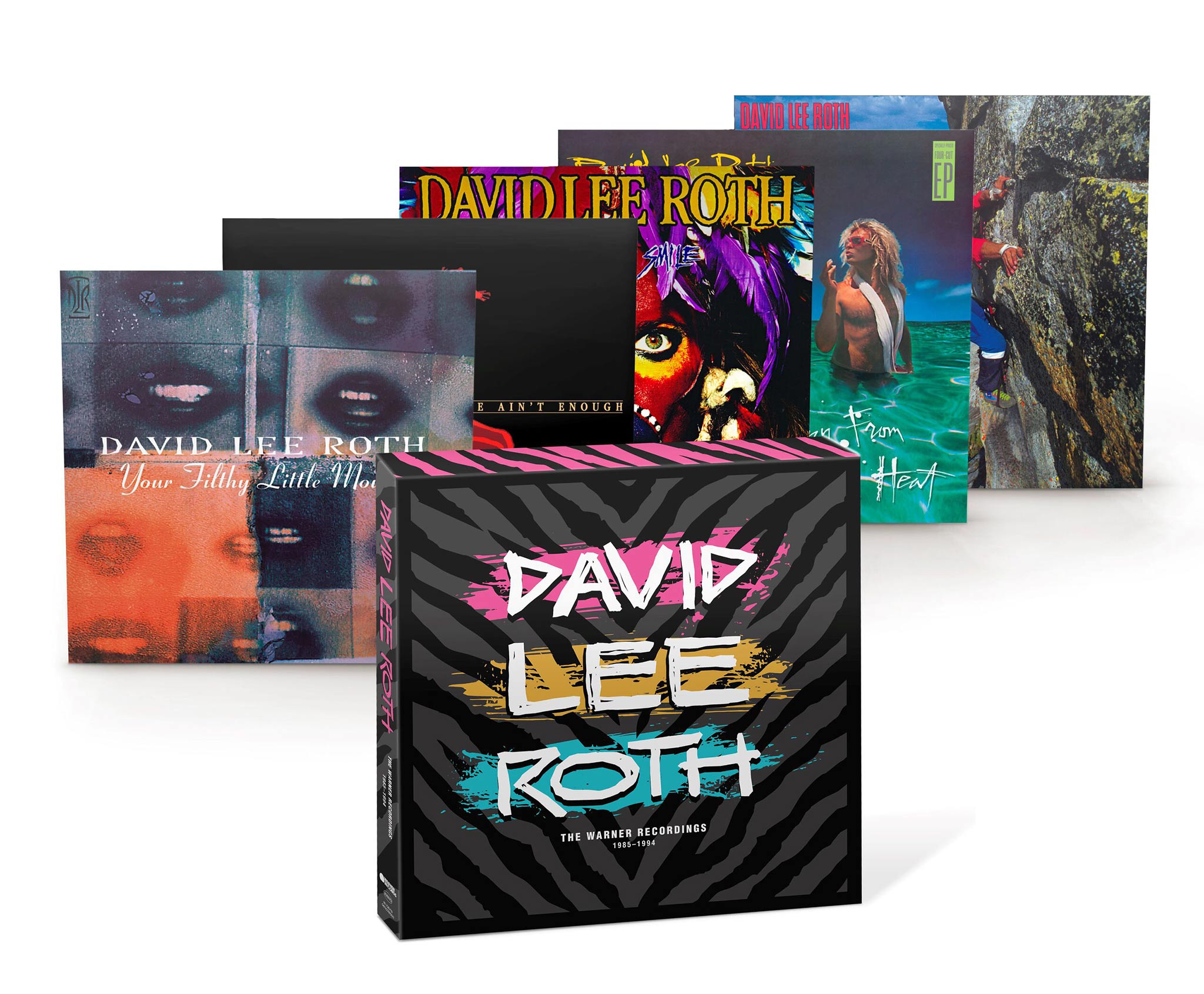 David Lee Roth サイン入りCD David Lee Roth 'The Warner Recordings 1985-1994' (5-CD Box Set)