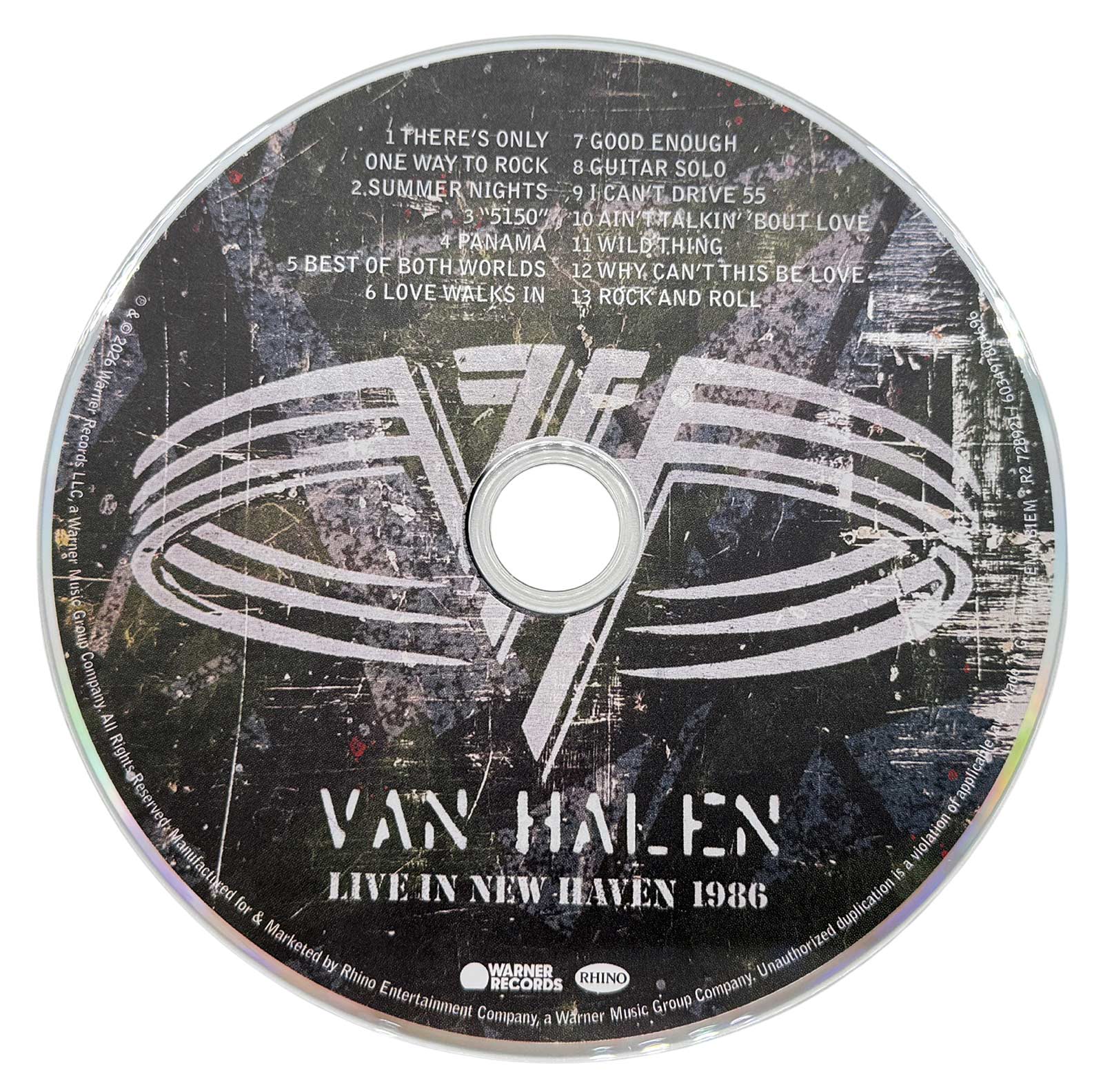 Van Halen – Live in New Haven 1986 (CD)