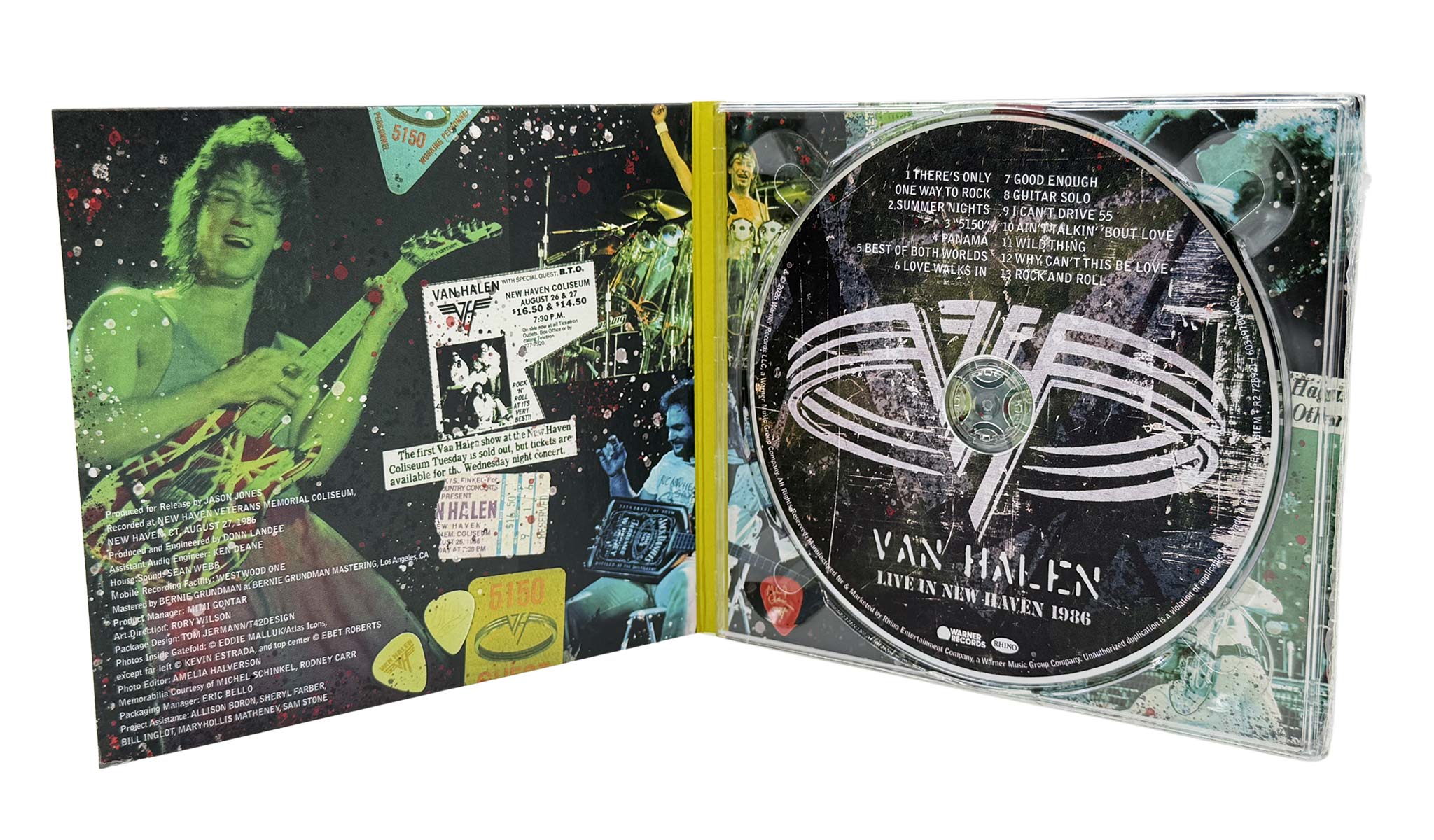 Van Halen – Live in New Haven 1986 (CD)