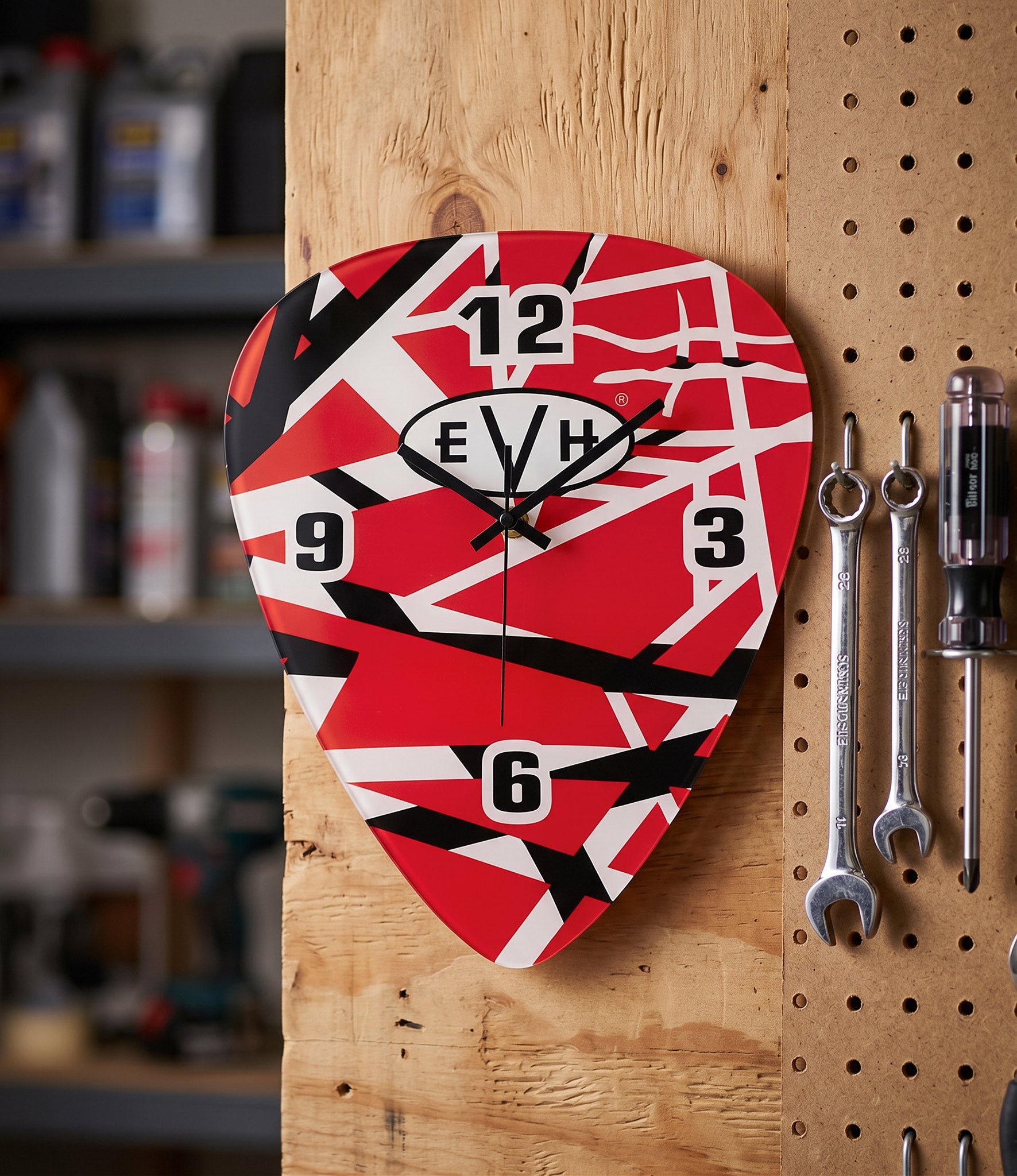 EDDIE VAN HALEN　置物　額　ピック　アート　インテリア　オブジェ Home & Man Cave Decor