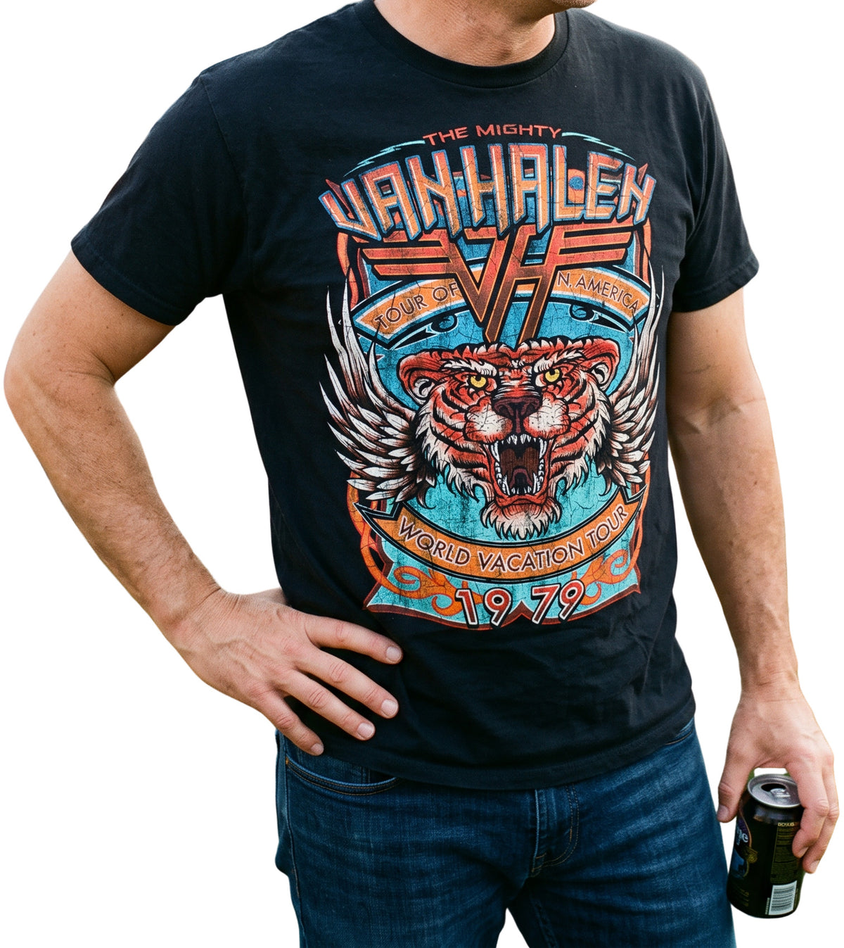 Van Halen World Vacation 1979 Premium Tee