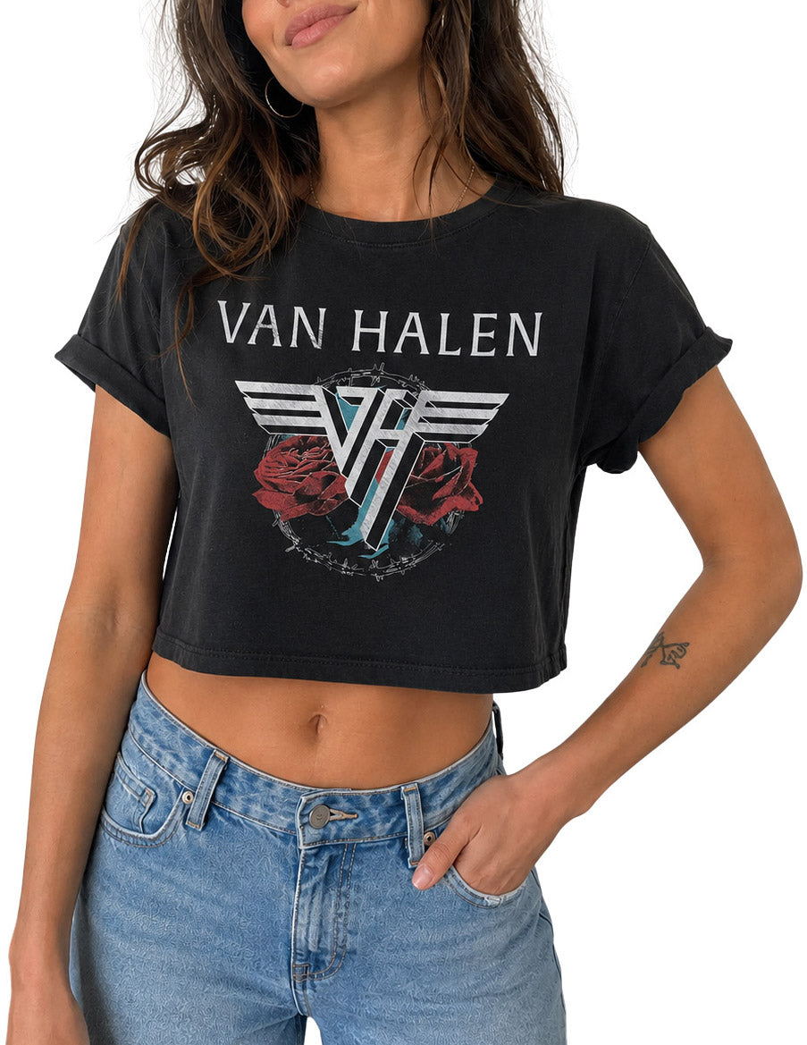 Van Halen Ladies' Crop Top