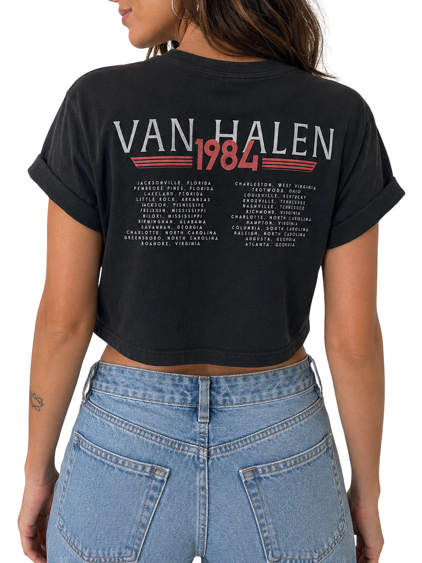 Van Halen Ladies' Crop Top