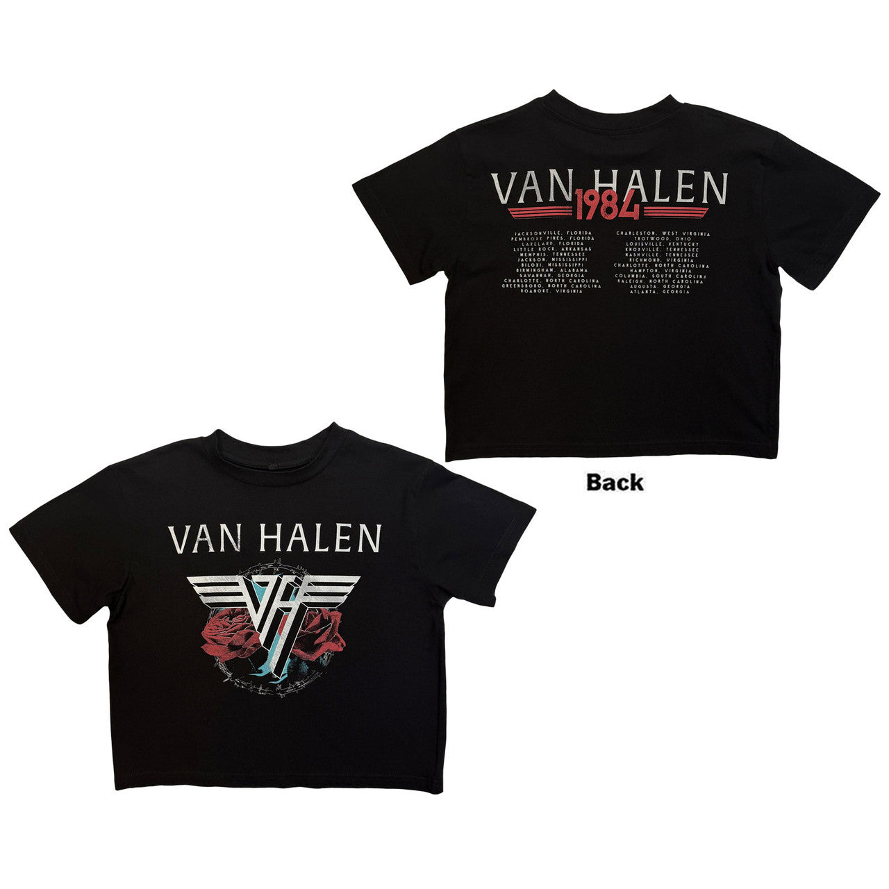 Van Halen Ladies' Crop Top
