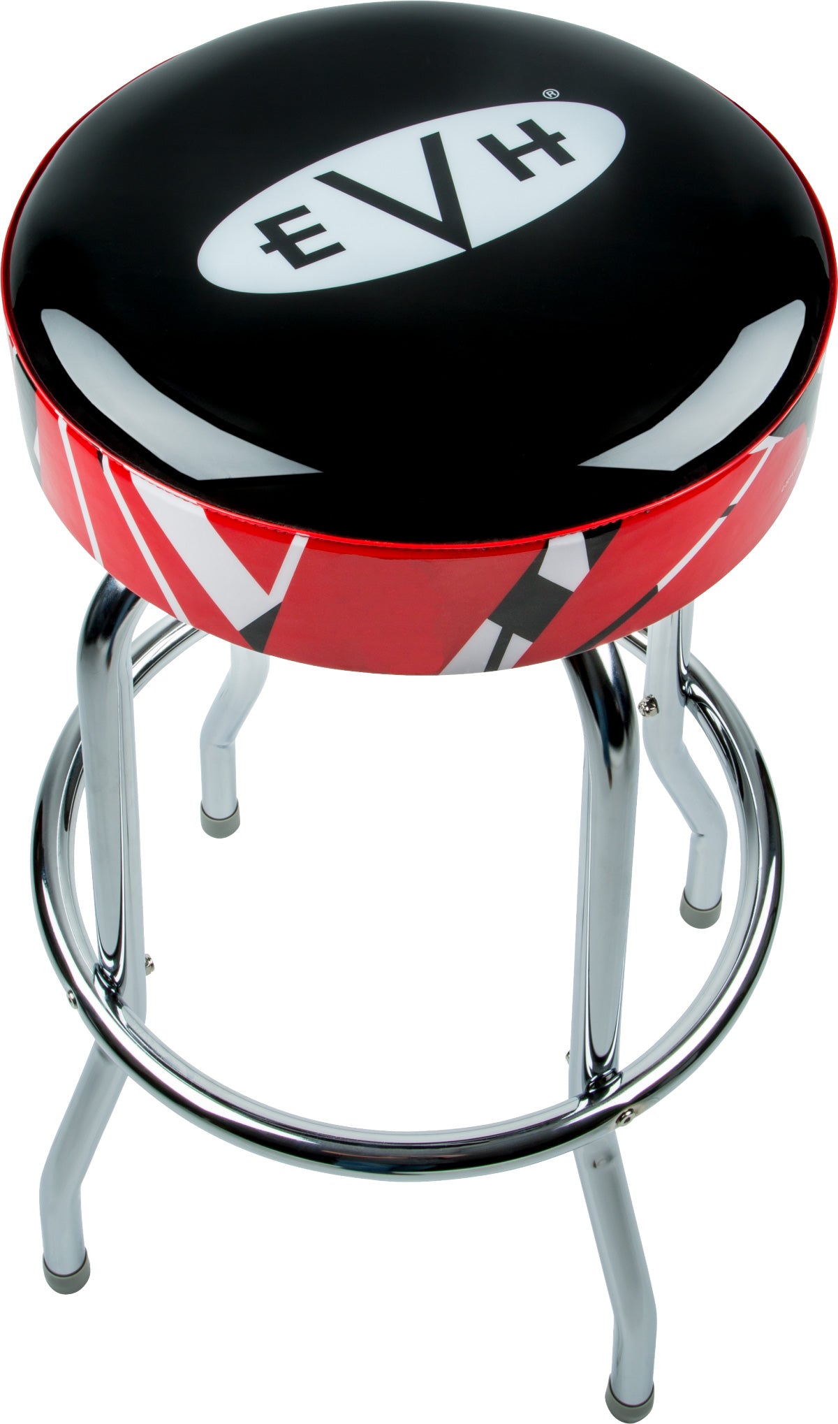 EVH Barstool with Striped Trim, 30"