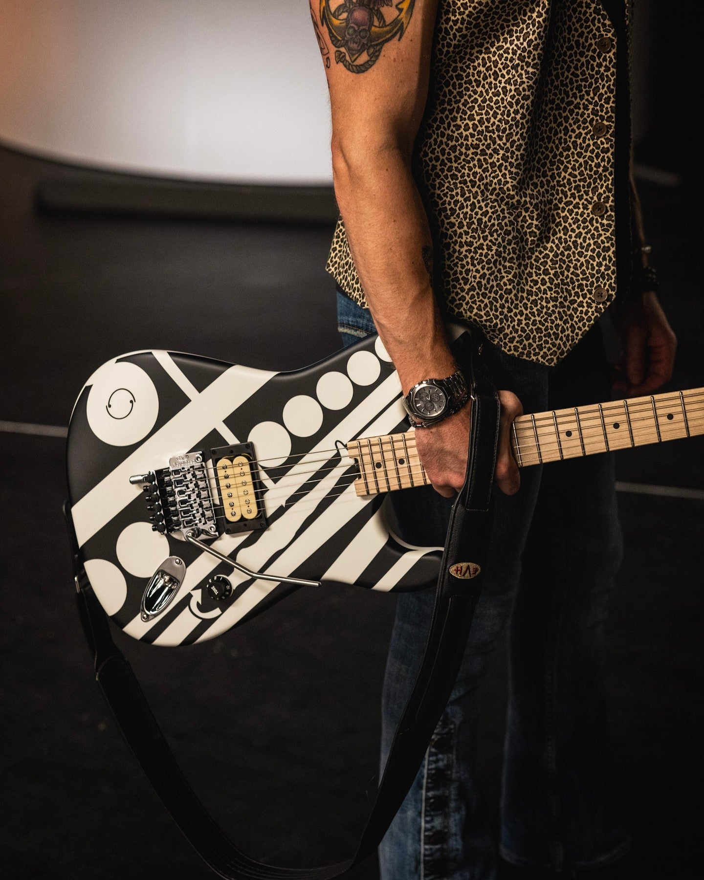 Eddie Van Halen Striped Series 'Circles' Electric Guitar