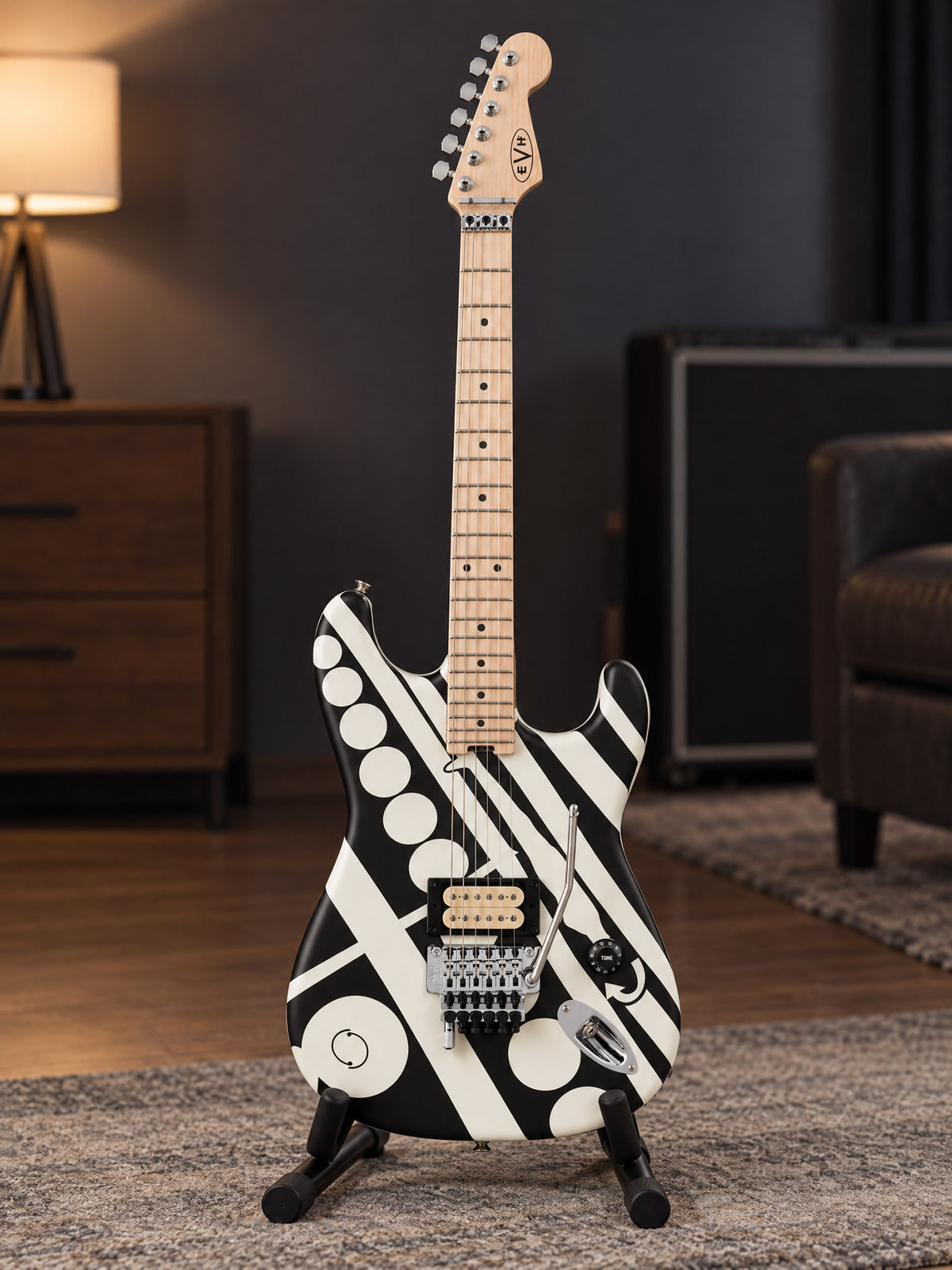 EVH Striped Series Circles Electric Guitar