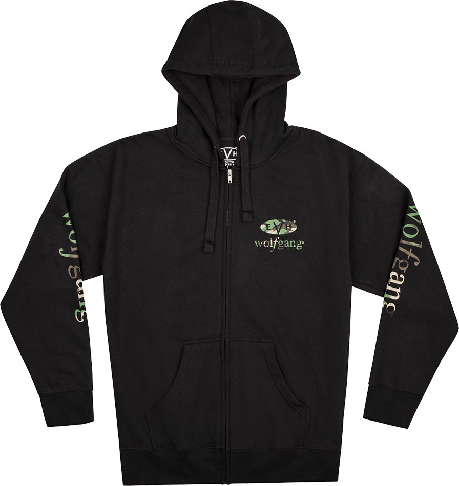 EVH Wolfgang Black & Camo Zip Hoodie