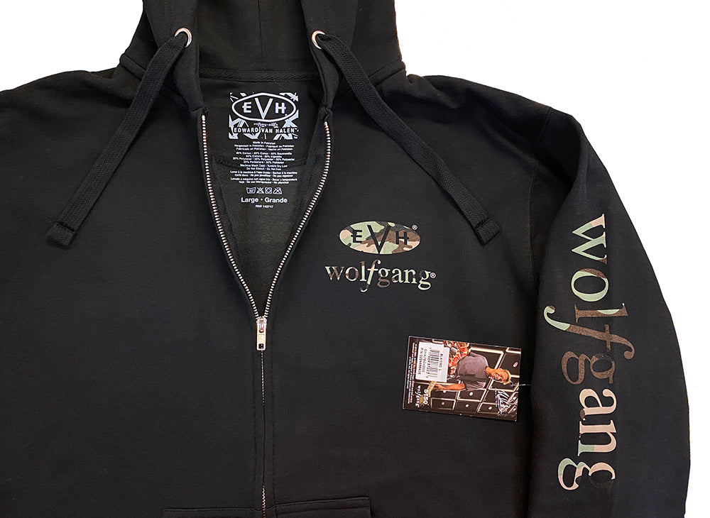 EVH Wolfgang Black & Camo Zip-Up Hoodie