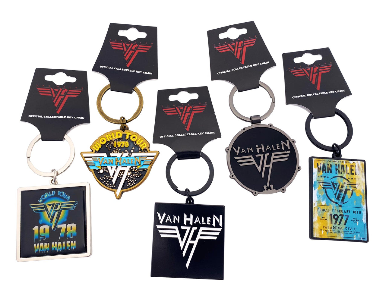 Van Halen Logo Keychain Set