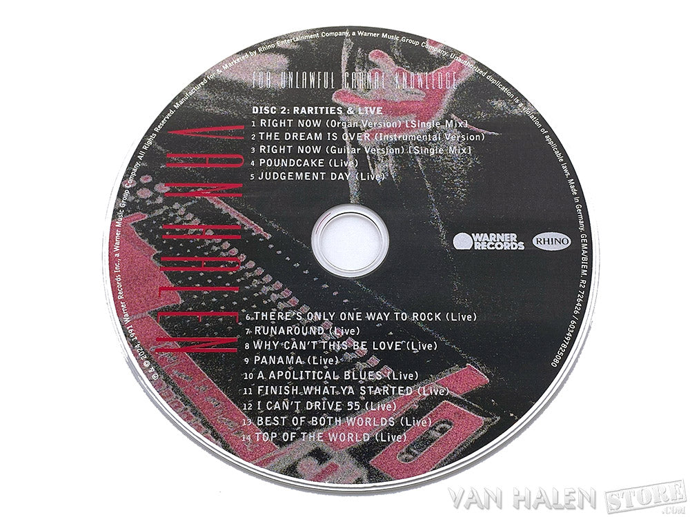 For Unlawful Carnal Knowledge (Expanded Edition) Deluxe 2LP/2CD/Blu-ra