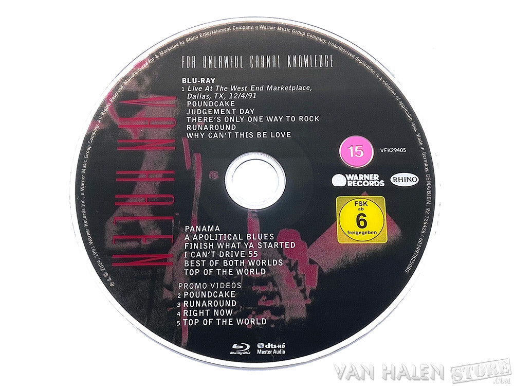 For Unlawful Carnal Knowledge (Expanded Edition) Deluxe 2LP/2CD/Blu-ra