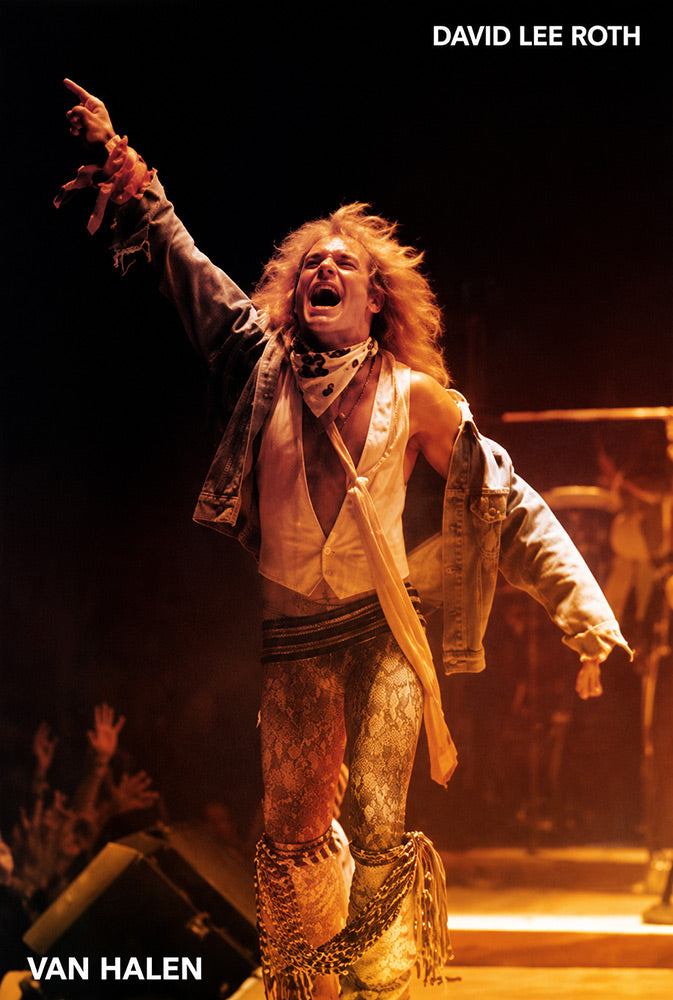 David Lee Roth Vintage Postcard