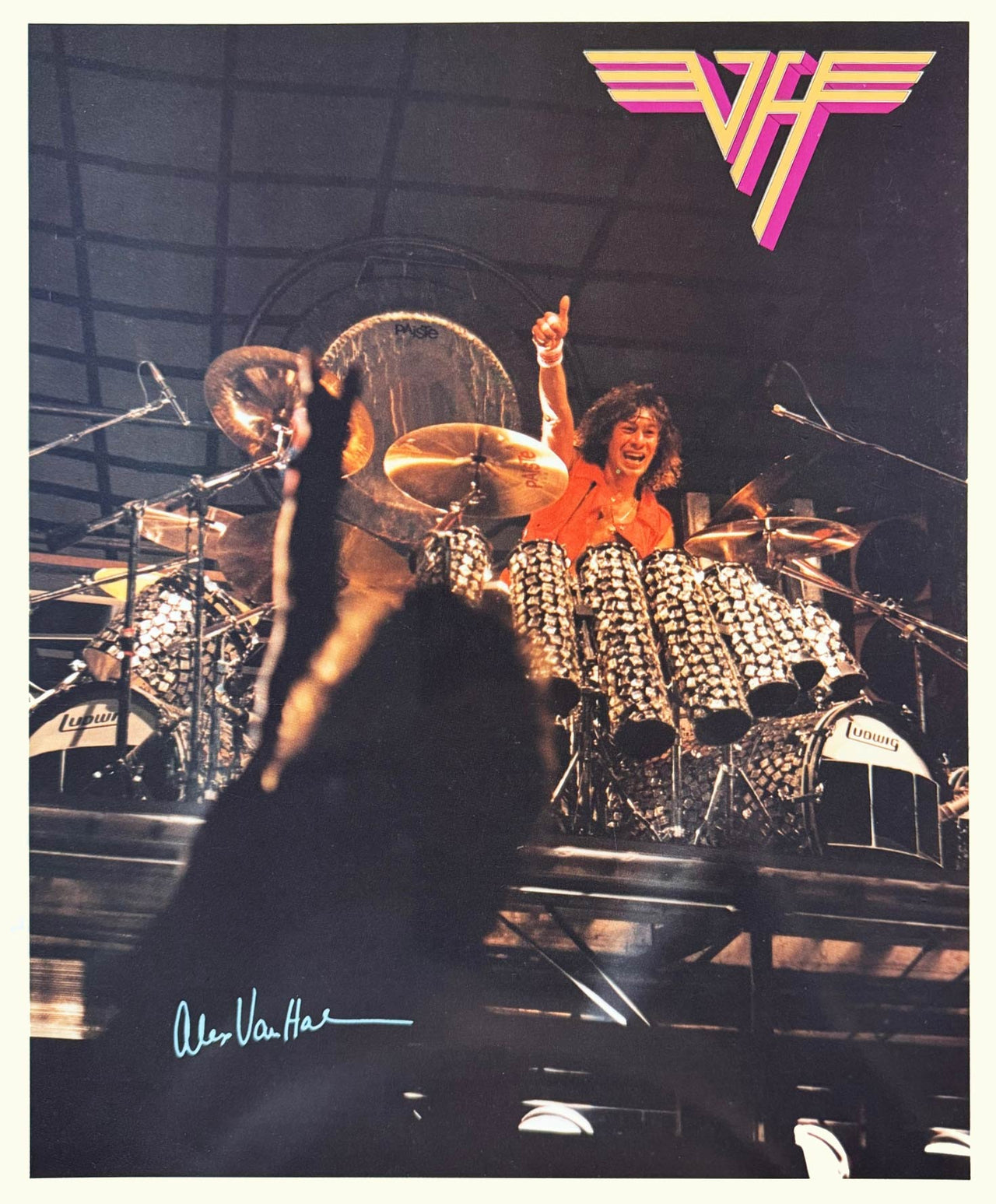 Vintage Alex Van Halen Heavyweight Glossy 8" x 10" Photo