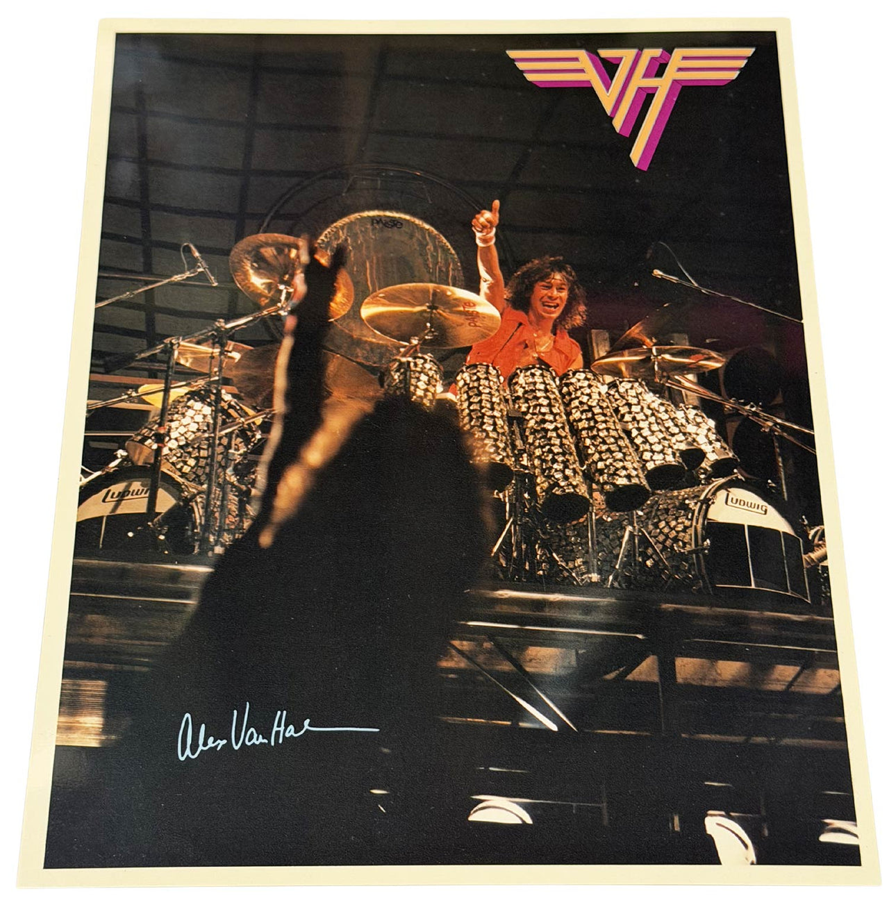 Vintage Alex Van Halen Heavyweight Glossy 8" x 10" Photo