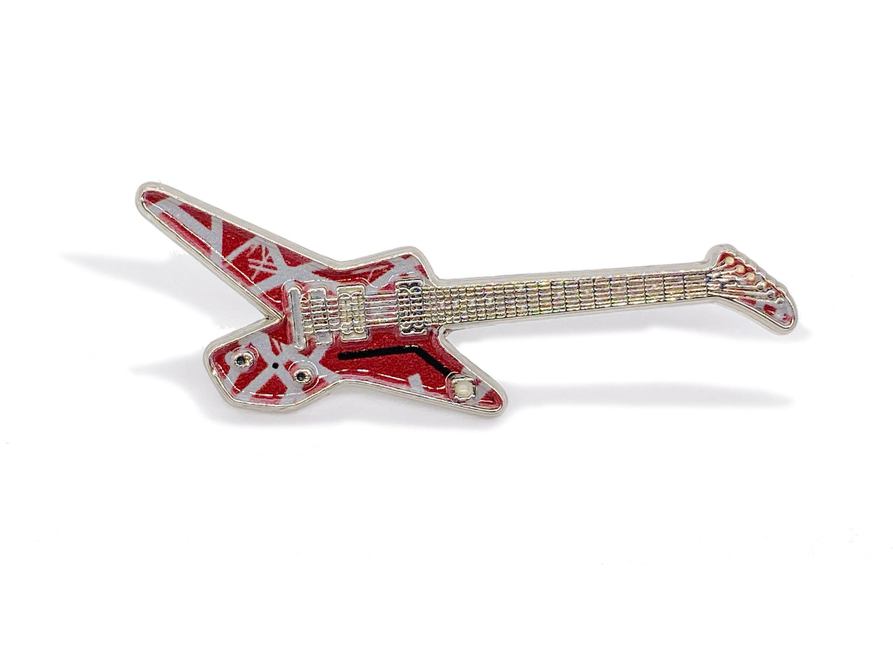 Shark Guitar Enamel Pin