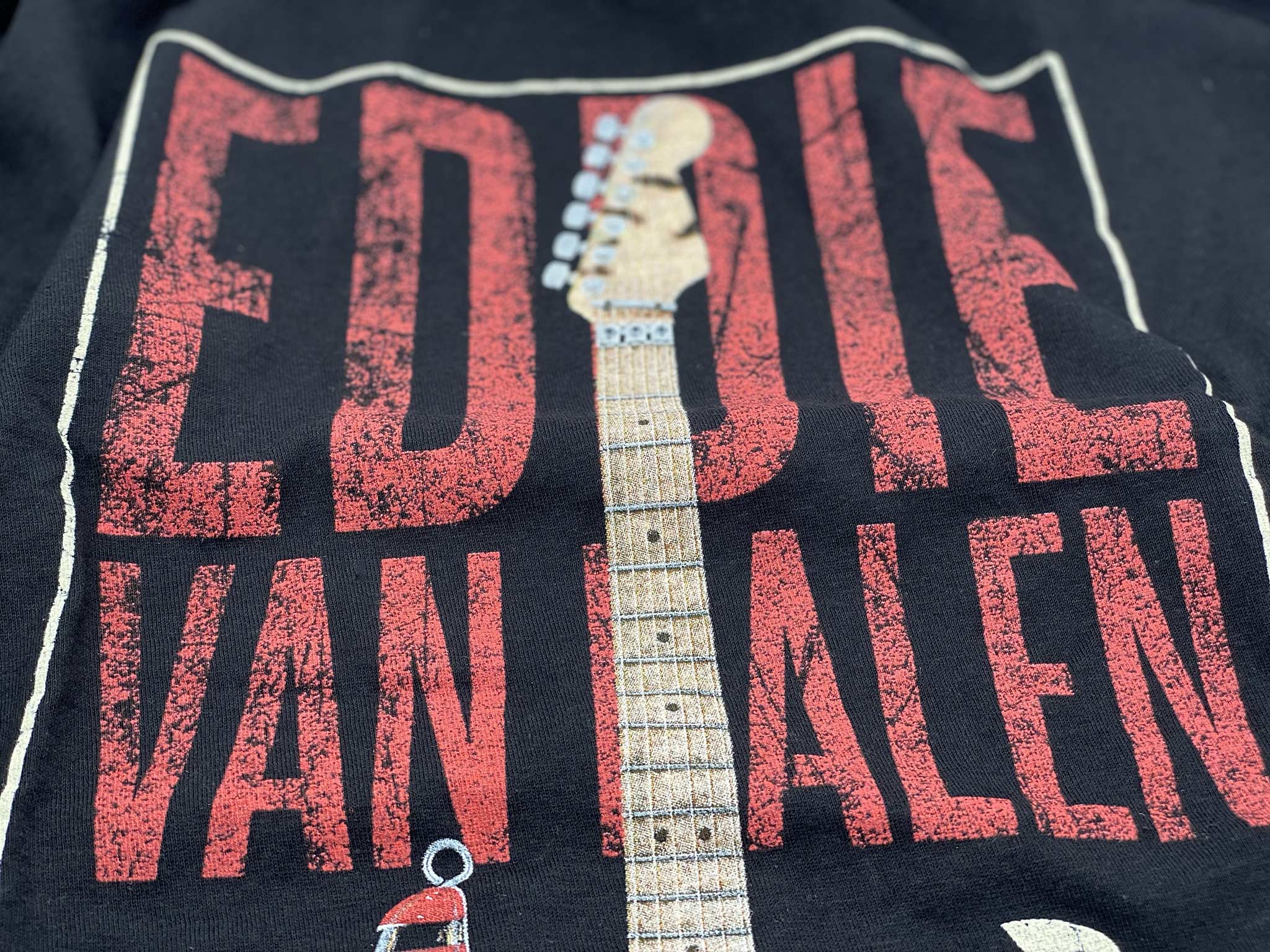 Eddie Van Halen Japanese Script Guitar God Tee