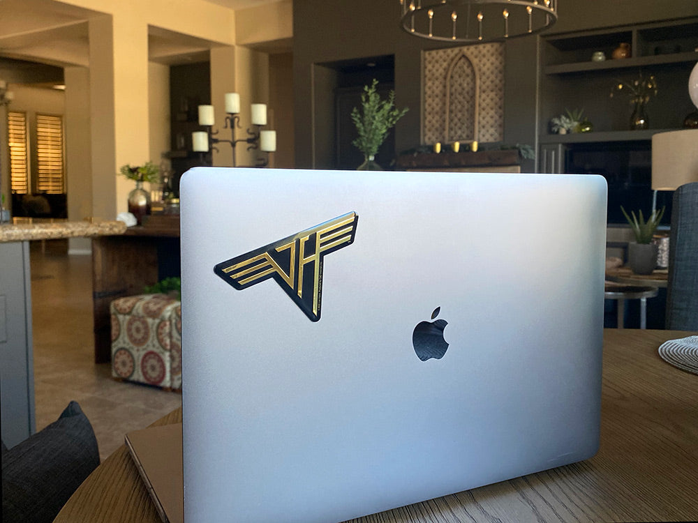 Gold Metal Sticker
