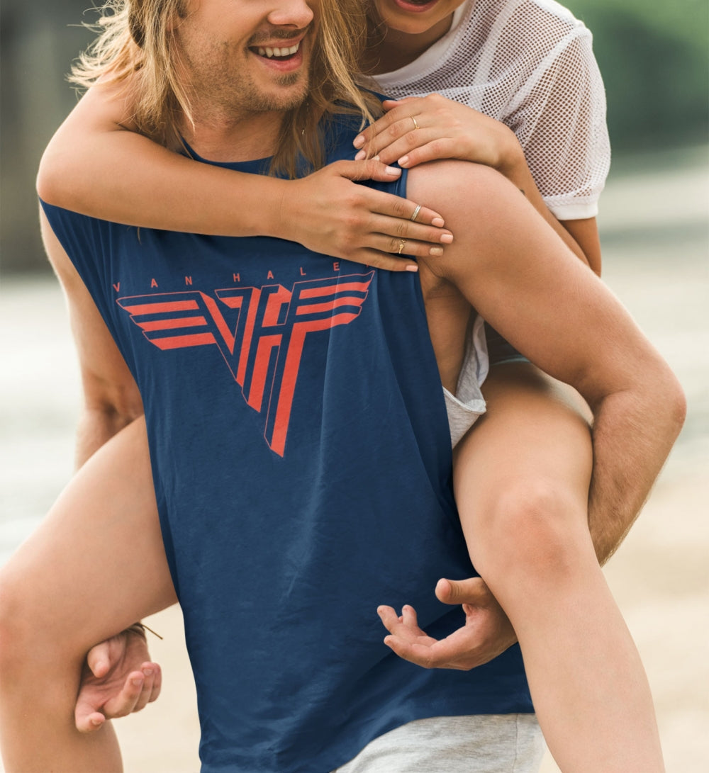 Red Logo Sleeveless Shirt