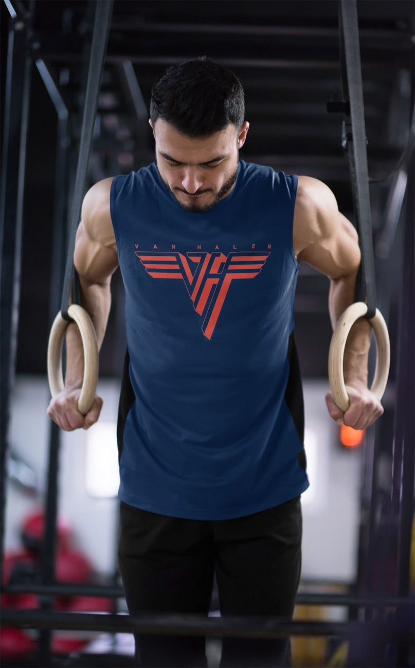 Red Logo Sleeveless Shirt