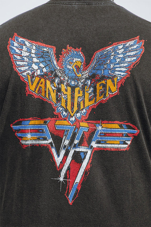 Van Halen Vintage Wash Racing Shirt