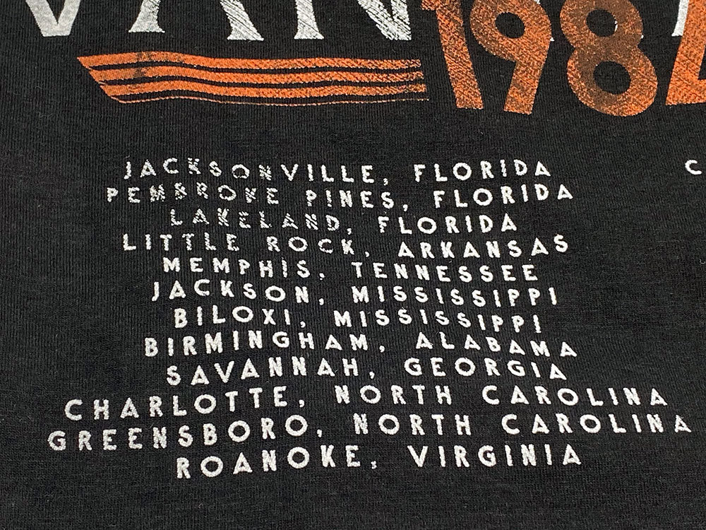 Van Halen Barbed Wire & Roses Tour Shirt