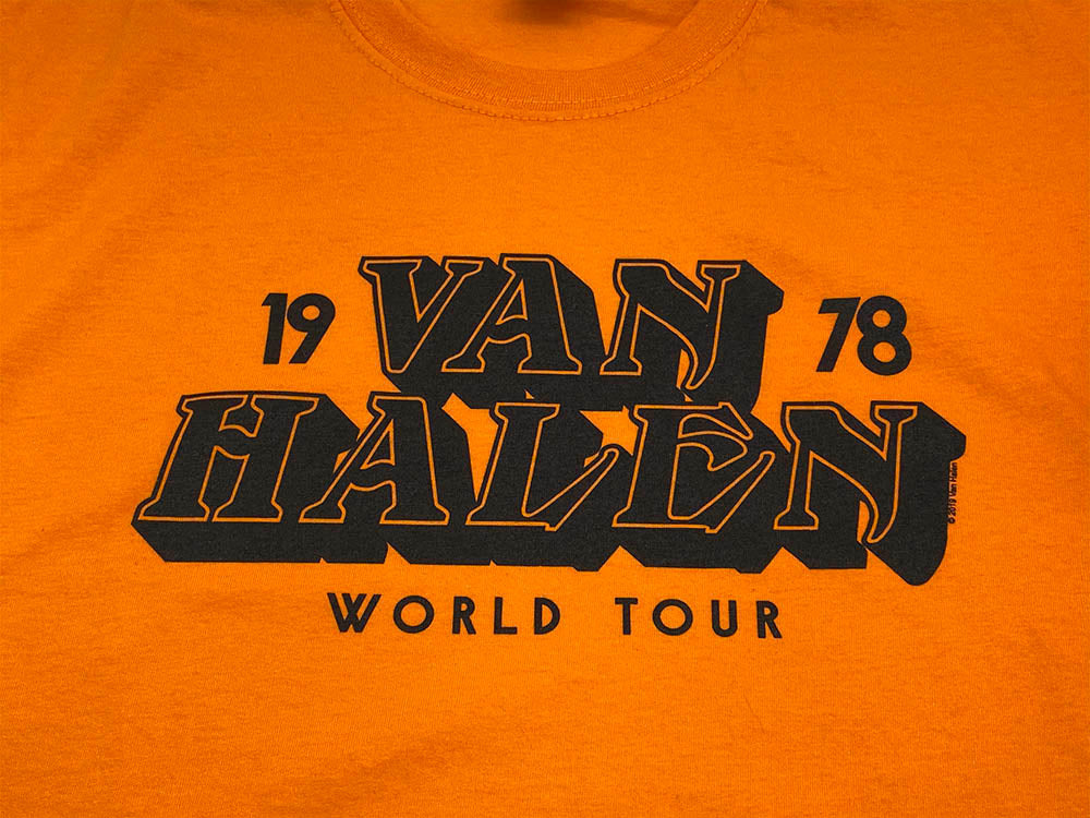 Orange '78 Tour Shirt